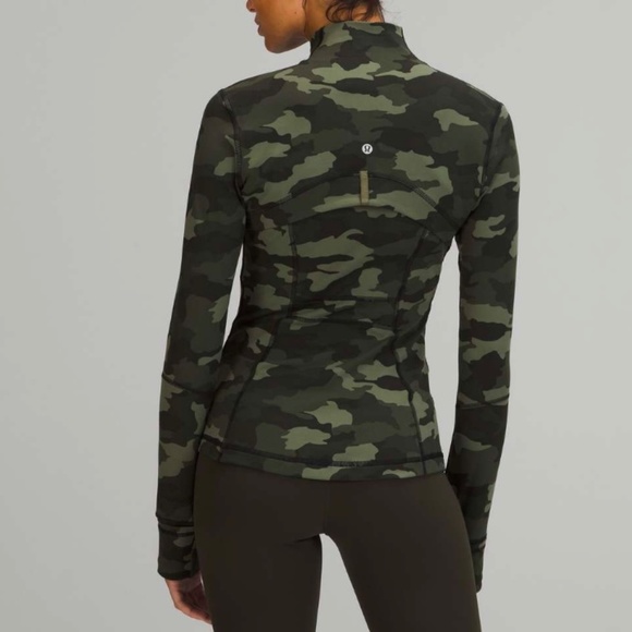 Lululemon Define Full Zip Camo Jacket - Women's Size 4 - Green - Picture 2 of 14